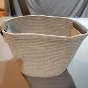 13" Storage Collection Coiled Rope Storage Baskets Gray Brightroom 14x13x11 NWT